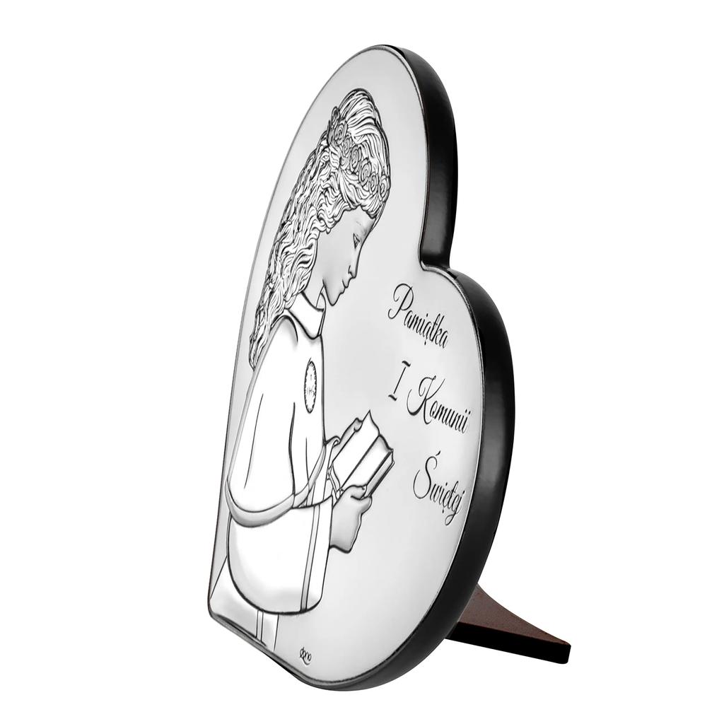 First Holy Communion Souvenir Silver Picture For Girl With Engraving Ds156-A 8 X 7
