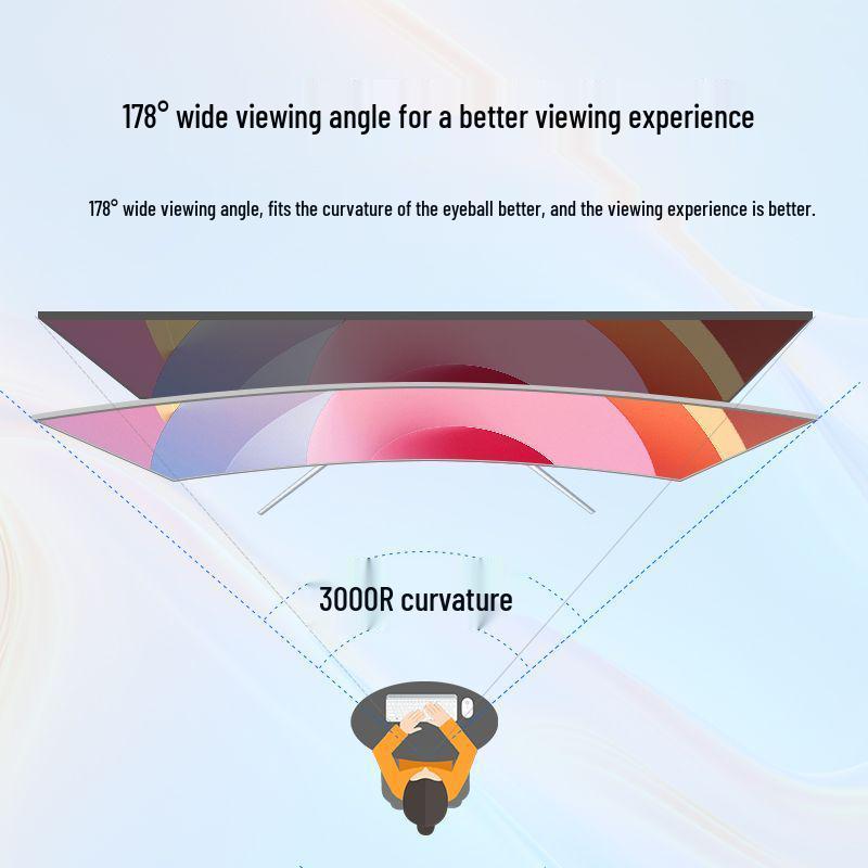 High-Definition Gaming Monitors: 27” Flat, 24” 144Hz, 32” Curved 2K