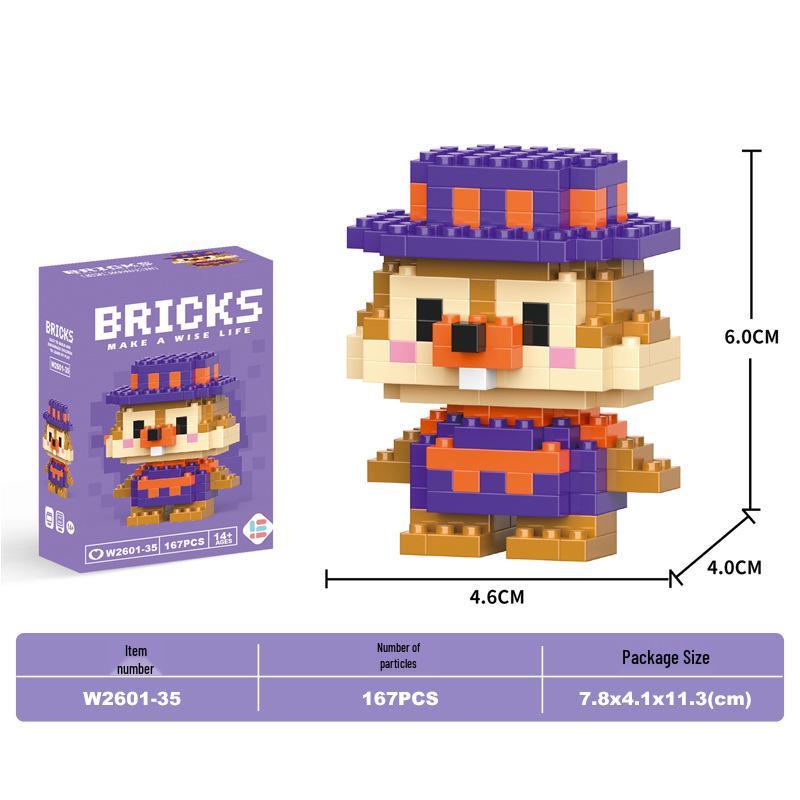 Santa Claus Micro Bricks Educational Toy - Compatible with LEGO, Building Blocks for Kids