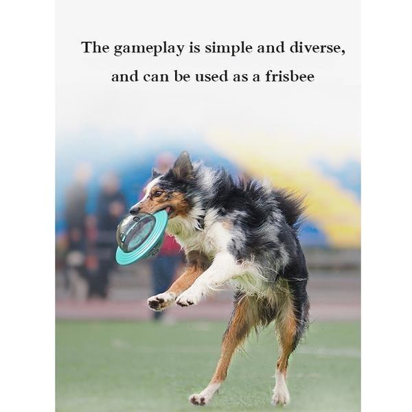 Pet Bite-resistant Flying Disc Dog Toy Flying Saucer Leaking Food Ball Educational Toy Dog Supplies
