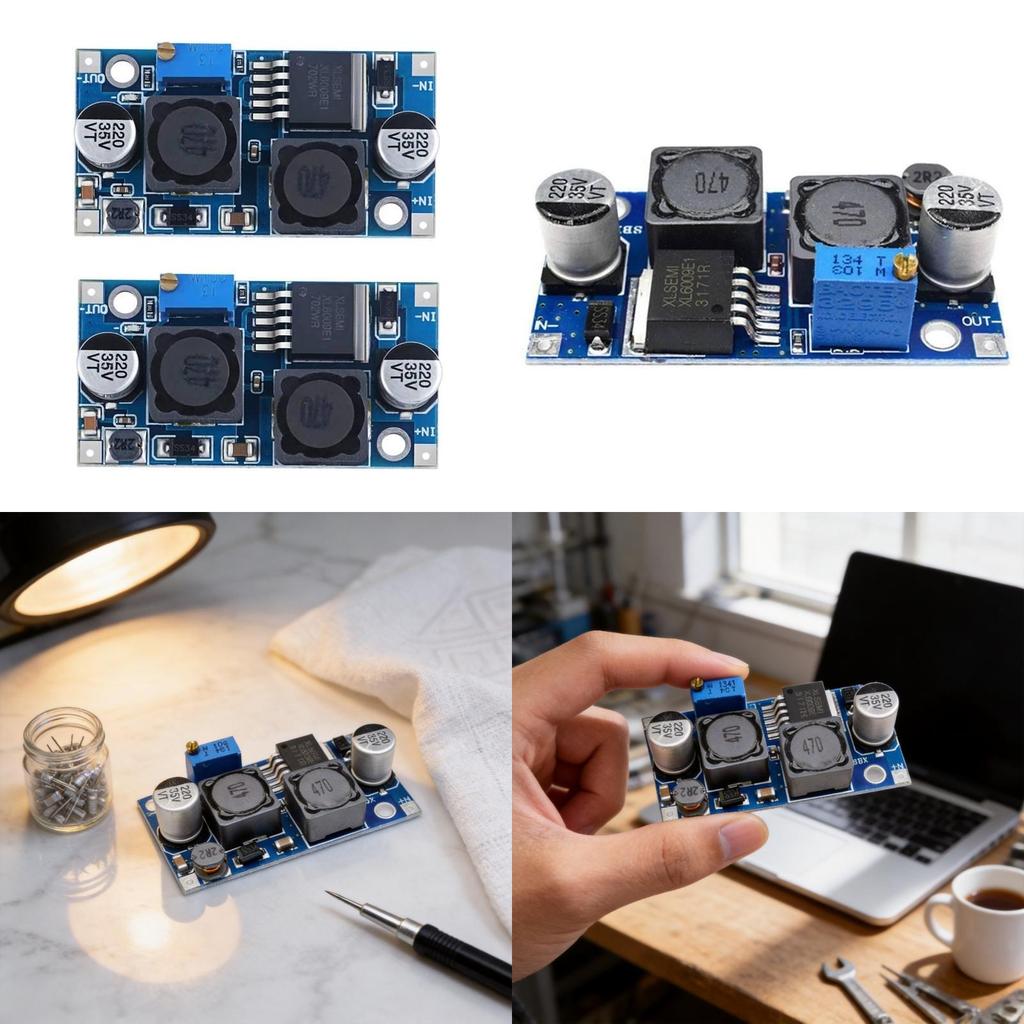 Xl6009 Solar Power Converter With Adjustable Voltage For Diy Projects And Instruments