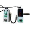 ISET Guitar Tuner Pedal with Chromatic and Auto Tuner with LCD Display for and Volin True Bypass High-Precision Guitar, Bass,