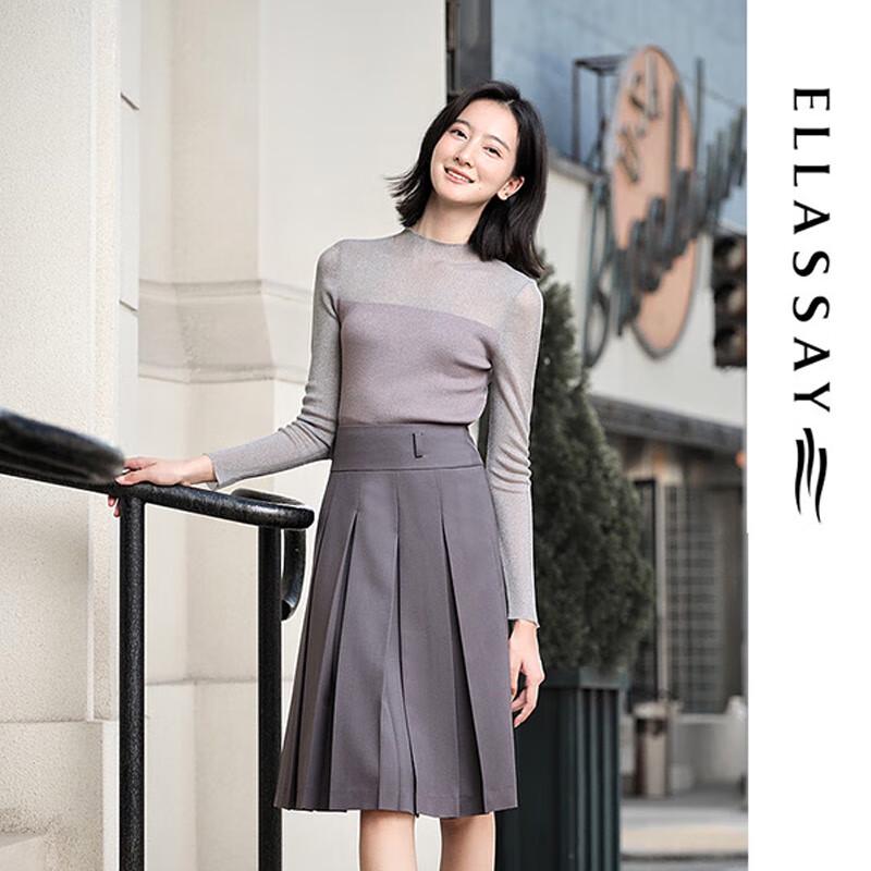 ELLASSAY Women's Mesh Strapless Knit Top