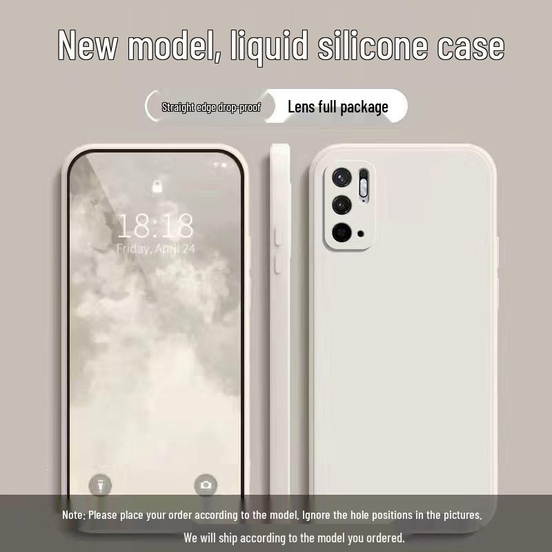 Redmi Note 10 Solid Color Silicone Case with Full Coverage and Drop Protection
