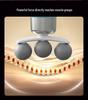 9-Head Silent Mini Fascia Gun: Multi-Functional Muscle Massager for Men & Women, Neck & Body Relaxation.