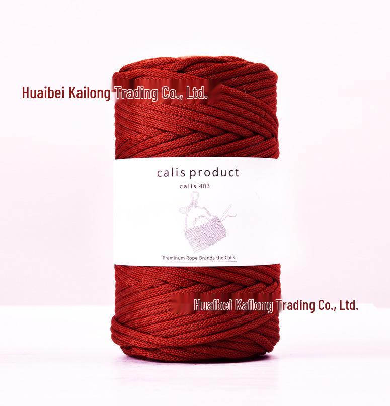 4mm Cotton-Polyester Crochet Cord for DIY Hand-Knitted Bags and Weaving