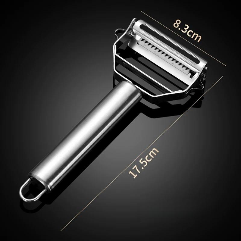 Efficient Kitchen Peeler and Grater Multifunctional Stainless Steel Tool for Hassle-Free Food Prep
