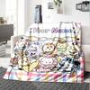 1pc Chiikawa Blanket with Custom Name, Gift, for Men and Women, Soft Blanket, Good for Sofa Bed Couch Travel, Lightweight Flannel Blanket