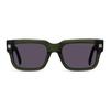 Givenchy Occhiali da sole quadrati con decorazione gamba a specchio Occhiali da sole da uomo Verdi GV40039U5396A
