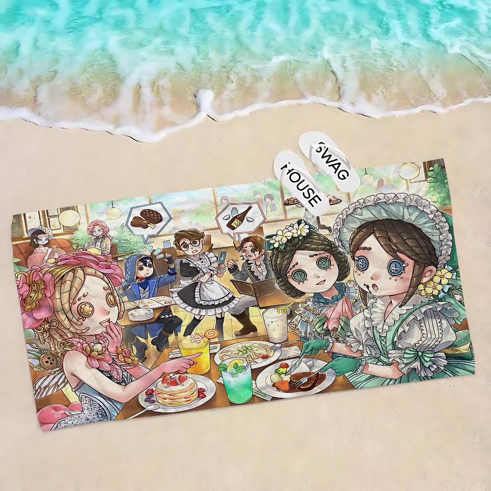 Horror Game I-Identity V Microfiber Blanket Quick Drying Beach Towels Oversized Printing Super Absorbent Pool Towel Blanket