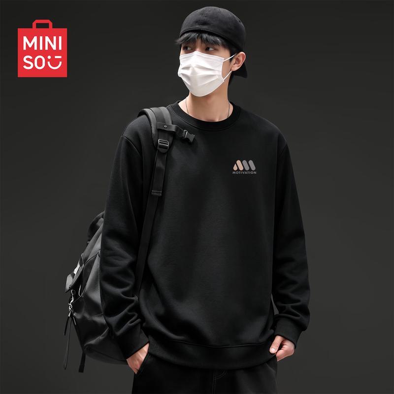 MINISO Minimalist Relaxed Fit Crewneck Sweatshirt