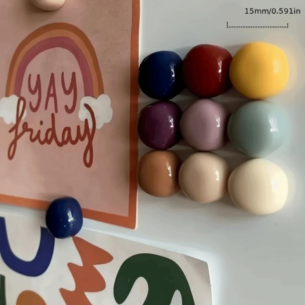 10Pcs Mo Landi Refrigerator Magnets Colorful Decorative Magnets New Resin Fridge Magnets For Home