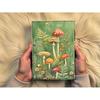 400 Page Large Grimoire Vintage Mushroom leather journal, Handmade Antique Deckle Edge Paper Spell Book of Shadows Journal for gifts