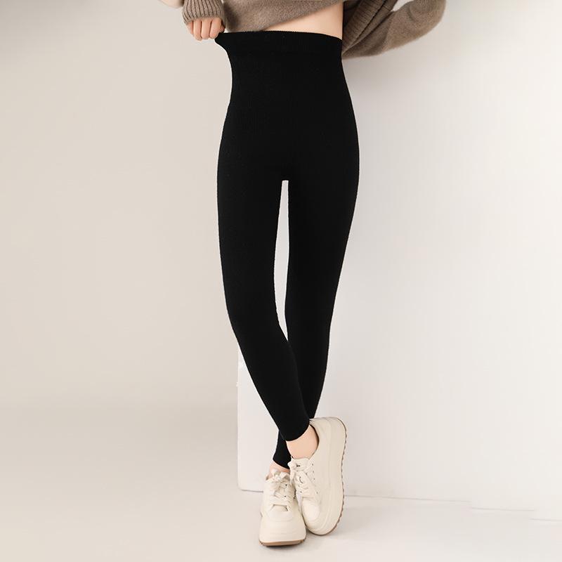 Women s 100% Wool Leggings: Soft, Warm, and Comfortable for Inner Wear - New Autumn/Winter Style Medium