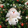 Christmas Bell Ornaments Pendants Charm Snowman Design Decor Christmas Ornaments For Home Winter Holiday Party Fall Fireplace