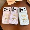 Cute Bowknot Phone Case For iPhone 17 Pro Max Case iPhone 16 Pro 13 12 11 14 15 Pro Max Soft Shockproof Protective Cover Fundas