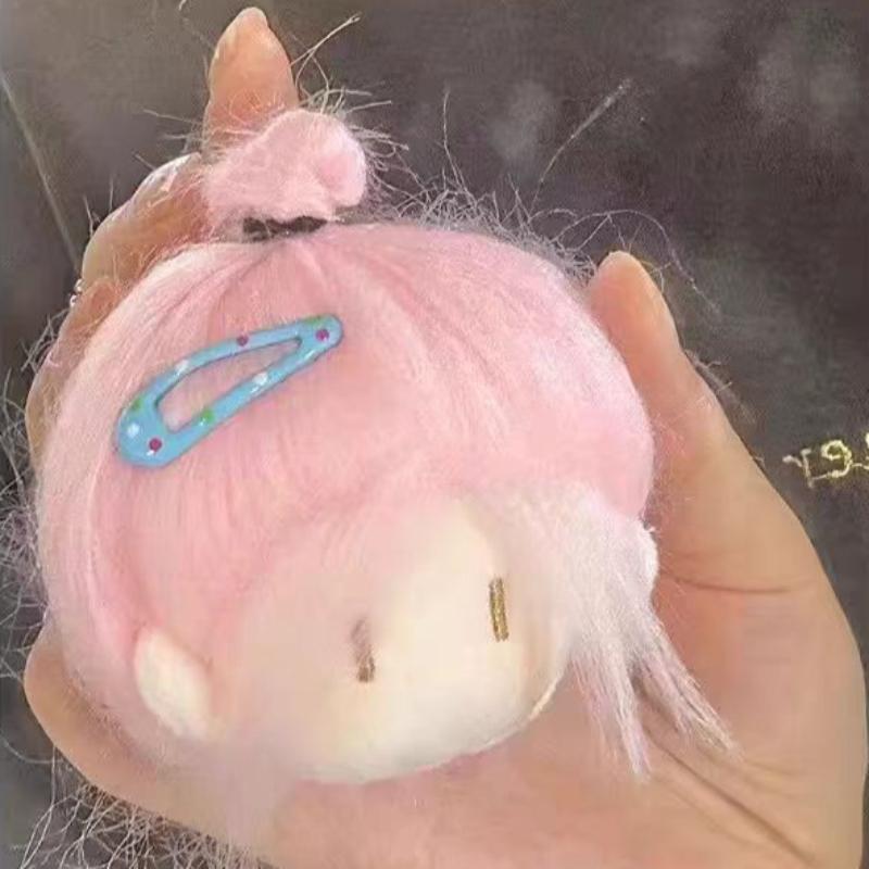 Cute Ball-headed Plush Doll, Cotton Doll Pendant, Plush Keychain, Bag