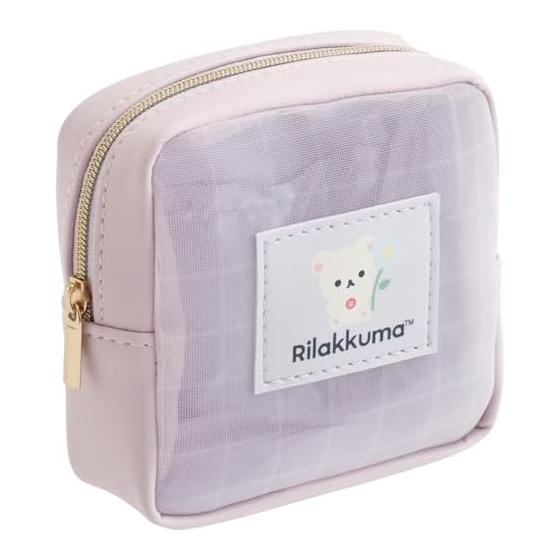 San-X Rilakkuma Mesh Mini Pouch Korilakkuma CA73102 H115 x W190 x D20mm