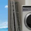 Foldable Drying Rack Floor Standing Balcony Clothes Rack Indoor Drying Hanger Large Capacity Save Space Foldable Clothes Hanger