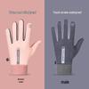 Unisex Velvet-Lined Winter Gloves: Windproof, Warm, Touchscreen Compatible, Non-Slip for Cycling, Driving, and Outdoor Sports