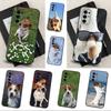 Jack Russell Terrier Dog  Case For Samsung Galaxy A73,52,71,22,Note,31,8,9,53,32,72,41,J7,Soft Black Silicone Cover
