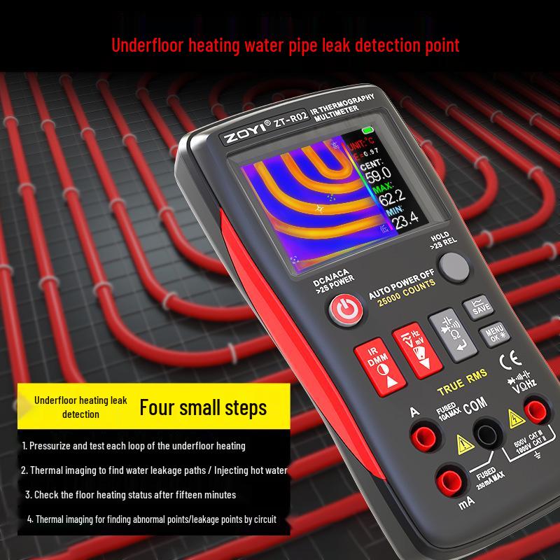 ZOYI ZT-R02 Infrared Thermal Imager & Multimeter Thermometer