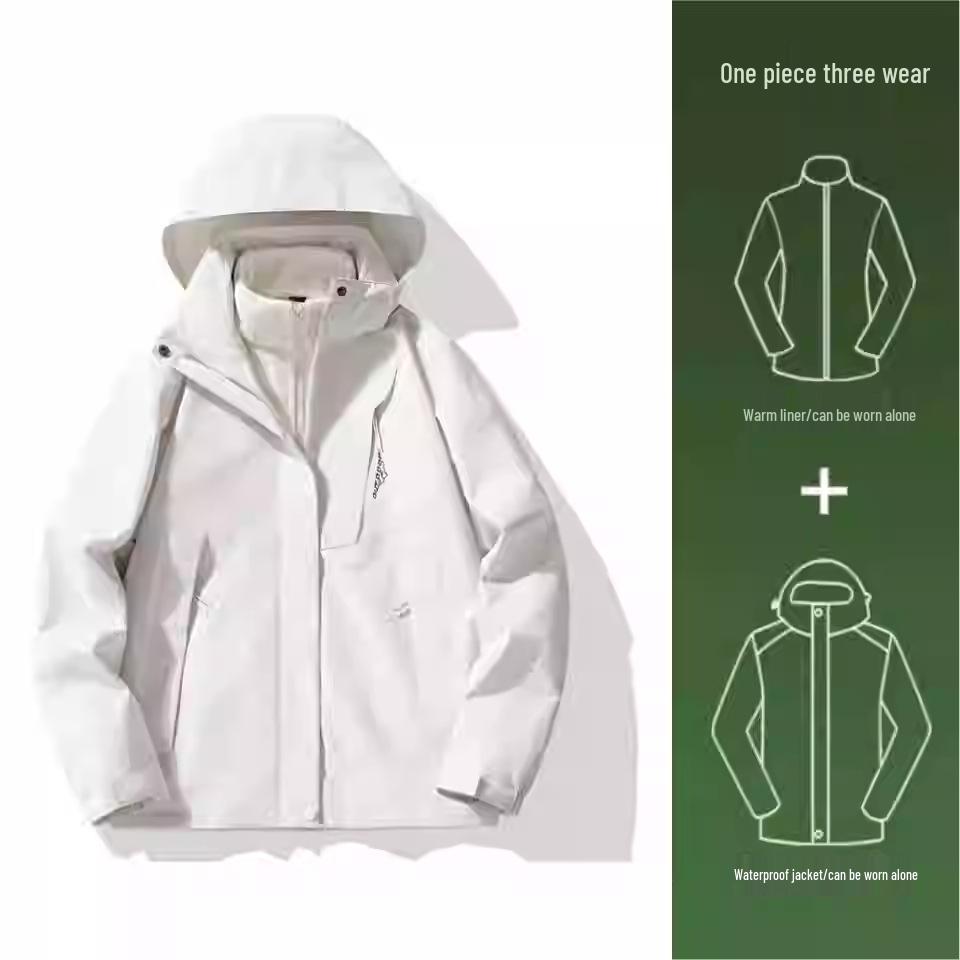 NASA 2024 Men's & Women's Petite Windproof Windbreaker - Stylish Autumn/Winter Jacket for Outdoor Mountaineering