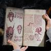 Necronomicon Dark Magic Book Prop Demon Evil Undead Altar Ritual Summon Book Home Halloween Magic Book Demonic Evil Horror Model