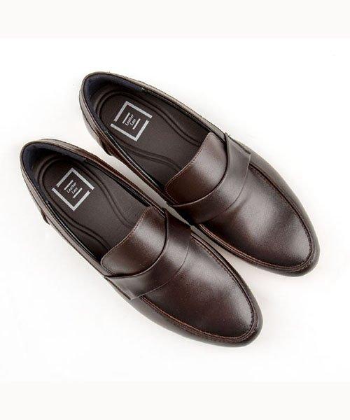 Leatherless #5041 / Flat Outsole Loafers / Dark Brown / For Men