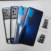 Per Realme 7 Pro Scocca Telefono Telaio Centrale+Coperchio Batteria Posteriore Con Lente Fotocamera Pezzi di Ricambio