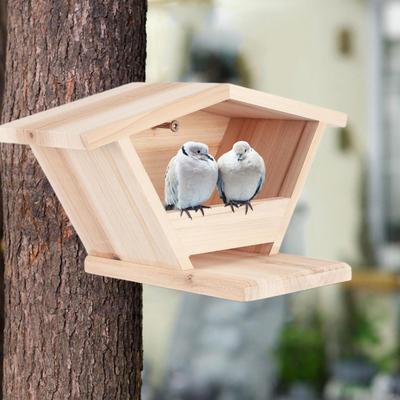 Vogelhaus, Hängendes Vogelhaus, Holz, Dekoration, Outdoor-Vogelkasten Nest für Hof Kolibri