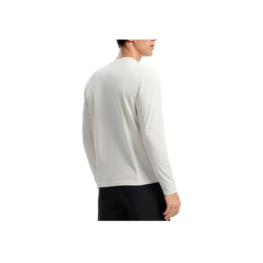 New FILA Fitness T Shirts Men's Coconut Juice White Khaki A11M541214FLK