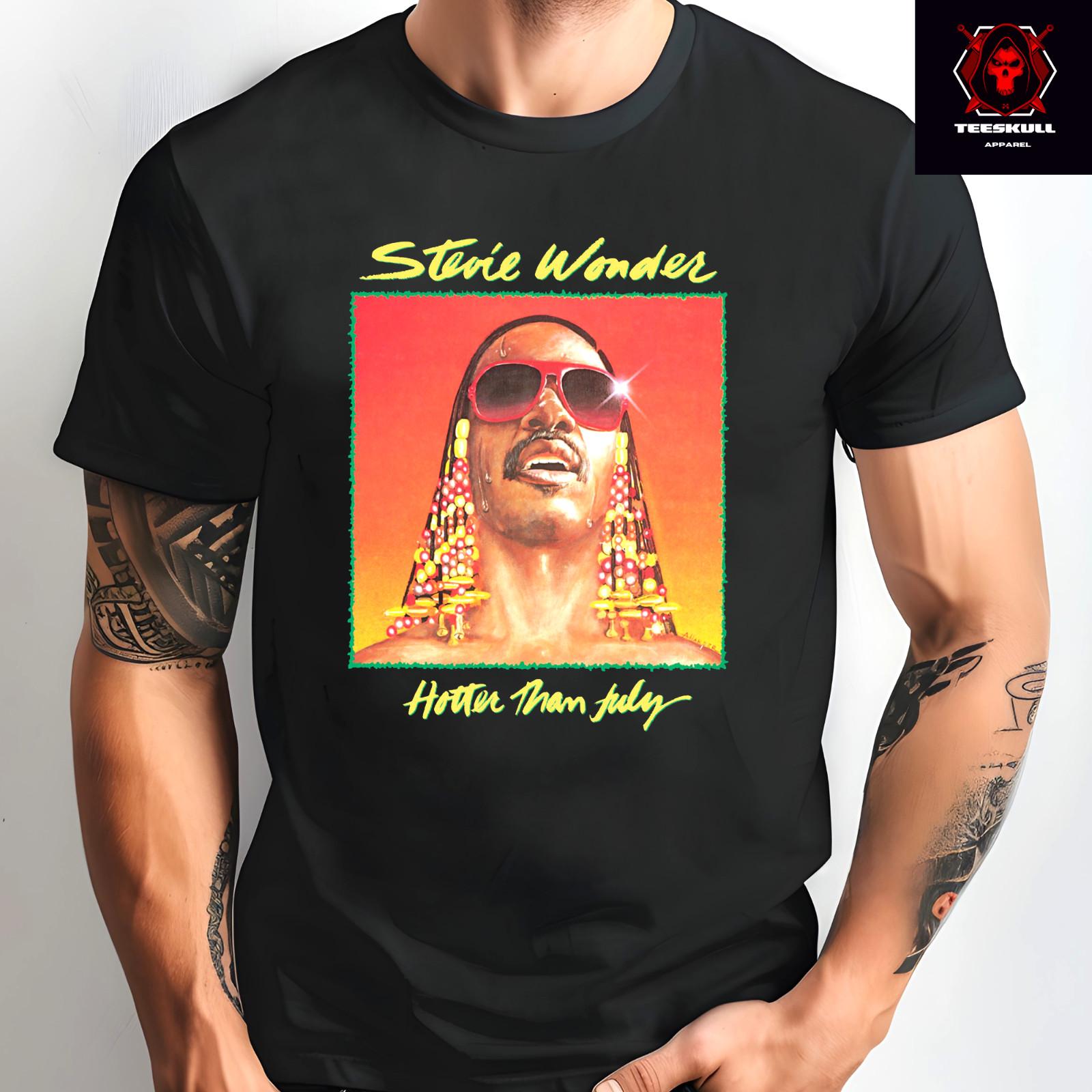 

26 Stevie Wonder Hotter Than July Unisex Heavy Cotton T-SHIRT S-3XL Unisex T-Shirt XL
