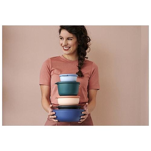 Rosti Mepal Storage Container CIRQULA 500ml Nordic White 5703055NW