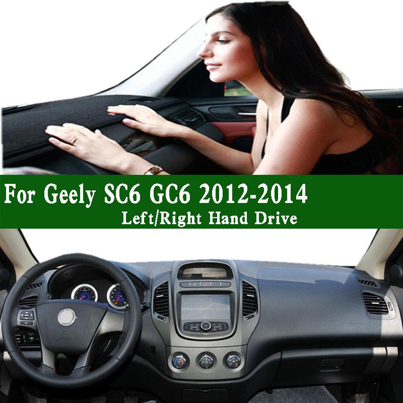 For Geely Englon SC6 GC6 JL7152D 2012 2013 2014 Dashboard Cover trument Panel Dash Mat Anti-slip Anti-Dirt Proof Dashmat Pad