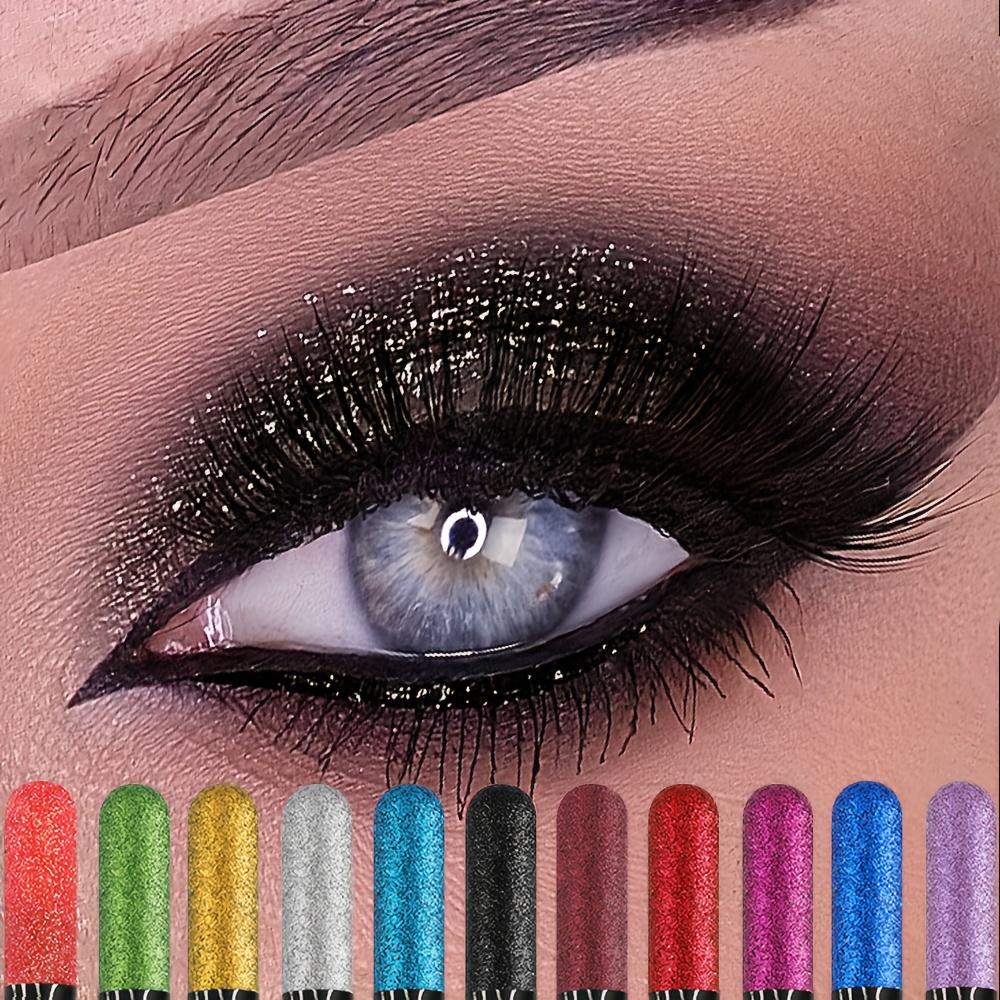 12-Color Eyeshadow Pencil Vibrant Matte Metallic and Shimmery Effects Creamy Waterproof Formula Eyeshadow Stick Long-Lasting Smudge-Proof Makeup