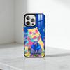 Colorful Aesthetic Dog Phone Case For iPhone17,16,15,14,13 Plus,Pro Max Magnetic For Magsafe Wireless Charging