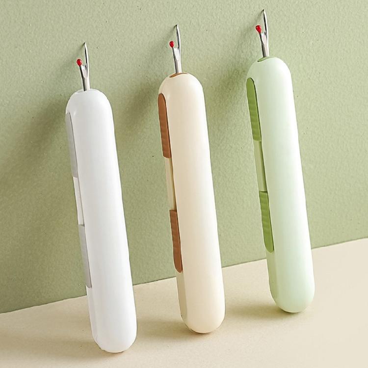 Double Ended Retractable Thread Rippers and Threader Stitching Tool