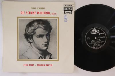 LP Record PETER PEARS, BENJAMIN BRITTEN - Schubert Die Schone Mullerin, Op. 2 SXL21001 DECCA Germany Classical Used