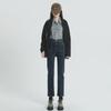 Women's Blue-Gray Slim Cigarette Jeans - High Waist, Nine-Point Length, Spring & Autumn 2023 Collection, Small Sizes