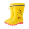 Children's cartoon rain boots for boys and girls, non-slip rain boots, slip-on shoes for kindergarten students, waterproof shoes for kids and
