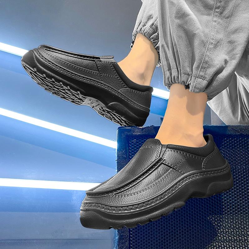 Fashion Chef Shoes Four Seasons New Anti Slip Oil Resistant Plus Size Business Casual Men's Work EVA Shoes Fashion Comfort Soft Soled 47