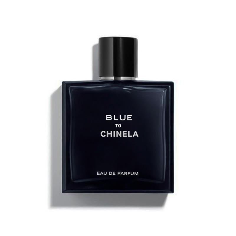 Fragrance World Blue Men Perfume Long-Lasting Subtle Scent Charismatic Masculine Eau De Cologne Fresh Natural for Students