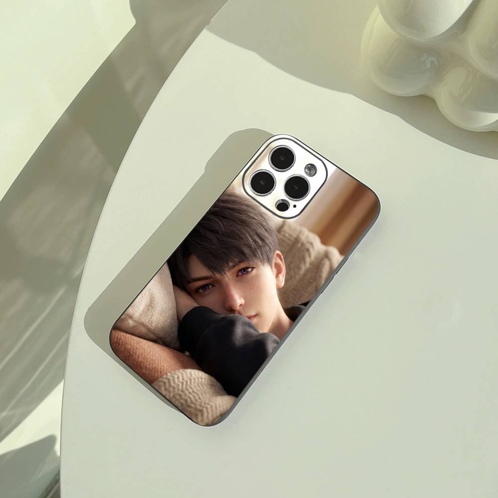 C-C-aleb-love-deep- s--space Phone Case For iPhone 17,16,15,14,13,12,11 Pro Max,16Plus,XS Soft Black Cover