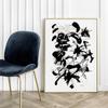 Abstract Poster Black and White