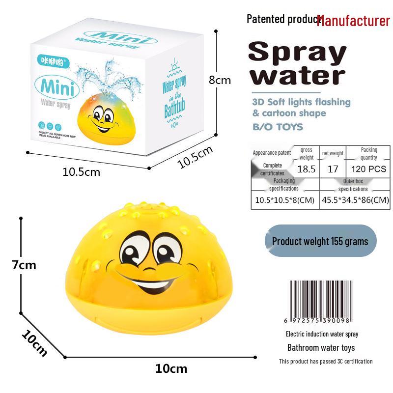 Rechargeable LED Crocodile & Whale Bath Toys - Spraying Water Induction for Kids