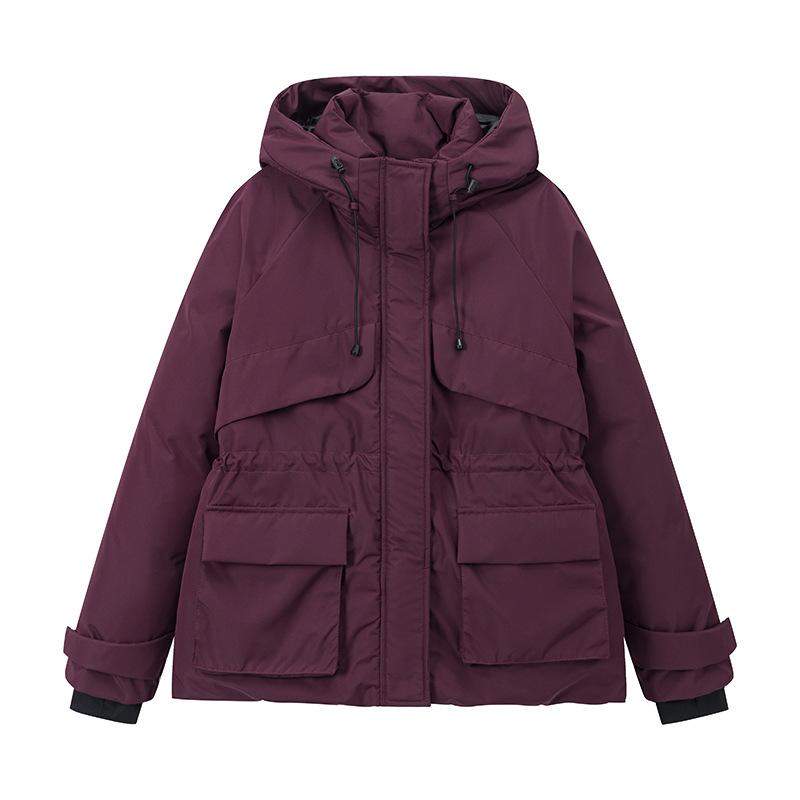 Winter Jacket New Women's Hooded Mountaineering Suit Cotton Jacket Workwear Windproof Waterproof and Warm Cotton Jacket