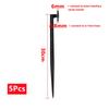 Length 30cm Spiked Spray Nozzle Bracket Rod 6mm Interface To 4/7mm Hose Barb Sprayer Head Holder Garden Irrigation Tool 5/50Pcs