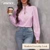 JPNTKY Women's Fashion Casual Long Sleeve Blouses & Shirts