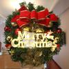 Christmas Ornament Merry Christmas Sign Light DIY Wreaths Windows Doors Bright Sparkling Holiday Decoration